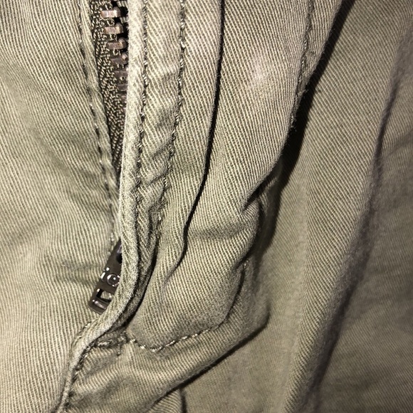 TIME & TRU size 14 olive/army green cotton shorts - Picture 6 of 6